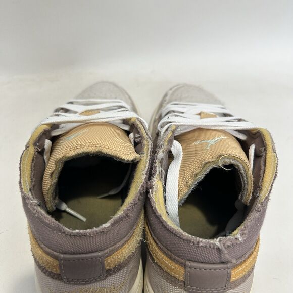 Nike Suede Athletic Shoes in Brown and Cream - Picture 11 of 12